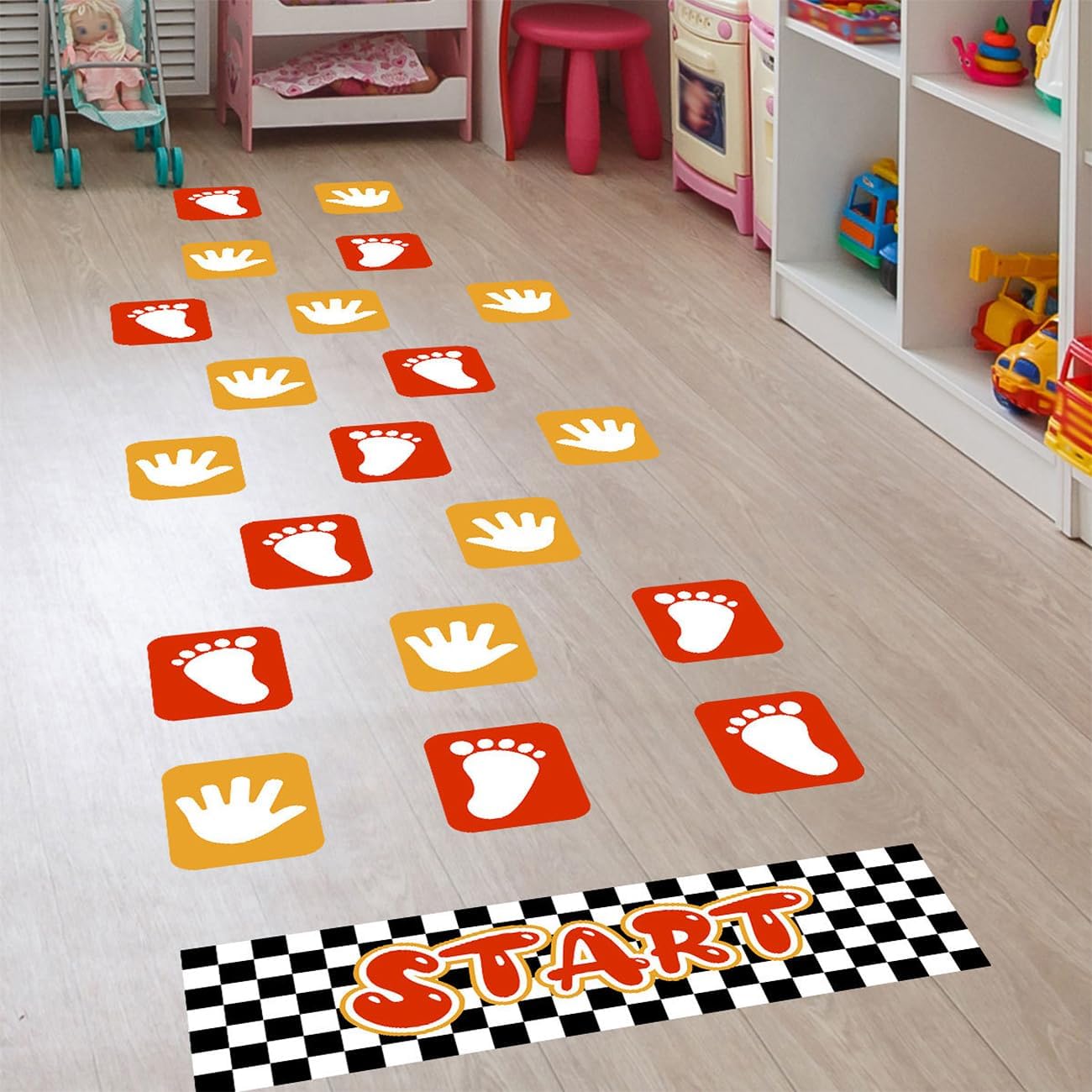 Footprint Removable Floor Graphics $2.50/ft²